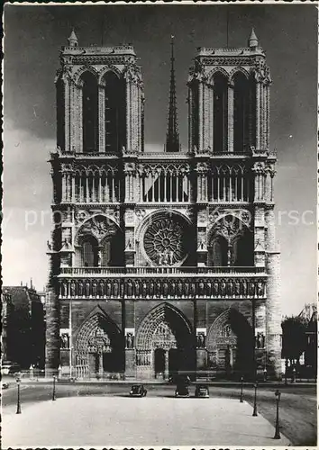 Paris Cathedrale Notre Dame Kat. Paris