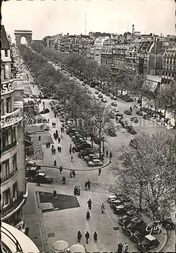 Paris et ses merveilles Avenue des Champs Elysees Arc de Triomphe Kat. Paris