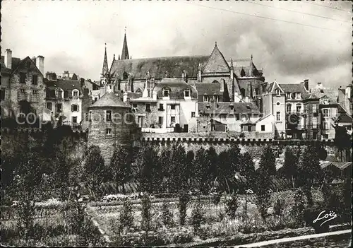 Vannes Cathedrale et les Remparts vue prise de la Garenne Kat. Vannes