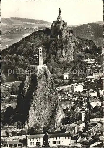 Le Puy en Velay Rochers Saint Michel et Corneille Statue Notre Dame de France Kat. Le Puy en Velay
