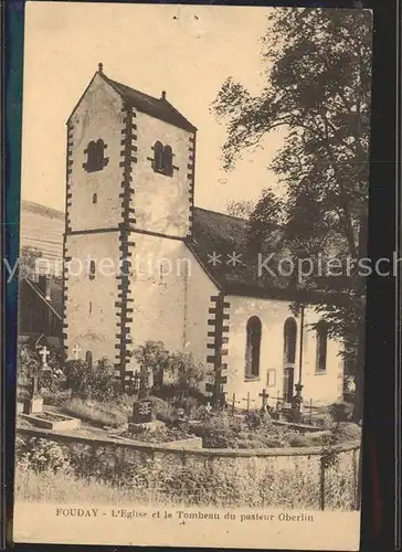 Fouday Eglise et Tombeau du Pasteur Oberlin Kat. Fouday