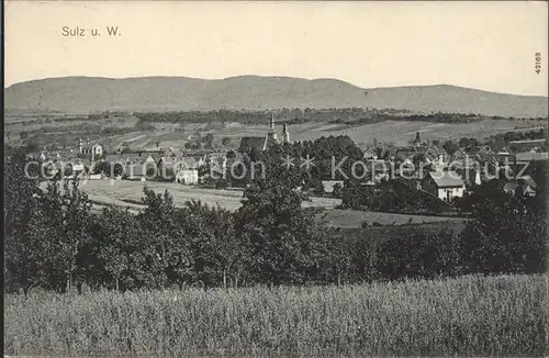 Sulz unterm Wald Panorama Kat. Soultz sous Forets