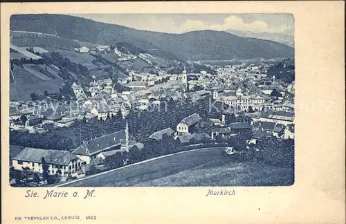 Markirch Panorama Kat. Sainte Marie aux Mines