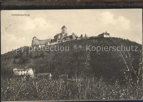 Hohkoenigsburg Haut Koenigsbourg Gesamtansicht Kat. Orschwiller