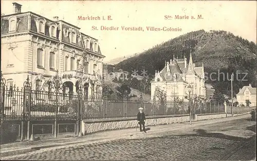 Markirch St Diedler Vorstadt Villen Colonie Kat. Sainte Marie aux Mines