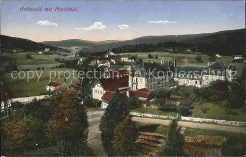 Hohwald Le Panorama mit Hochfeld / Le Hohwald /Arrond. de Selestat-Erstein