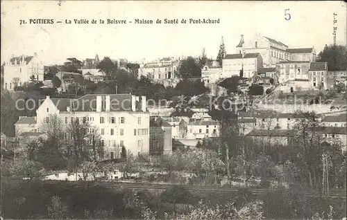 Poitiers Vienne Vallee de la Boisvre Maison de Sante de Pont Achard Kat. Poitiers