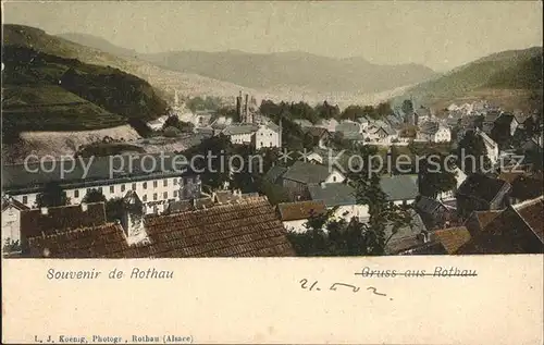 Rothau Bas Rhin Vue generale Kat. Rothau