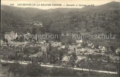 Stosswihr et Sulzeren Ruines de la Grande Guerre 1. Weltkrieg Kat. Stosswihr