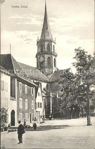 Sulz Elsass Kirche Eglise Kat. Soultz Haut Rhin