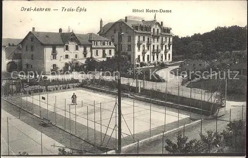 Drei aehren Trois Epis Hotel Notre Dame Tennis Kat. Ammerschwihr