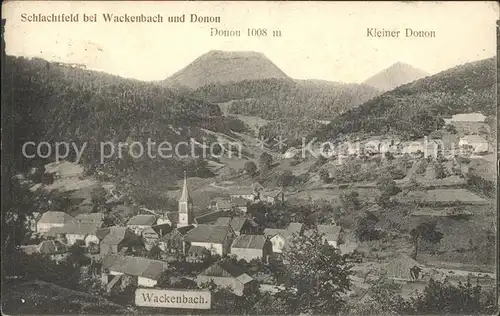 Wackenbach Panorama Schlachtfeld Donon Kat. La Broque