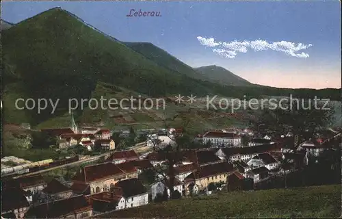 Leberau Vue generale et les Vosges Kat. Liepvre