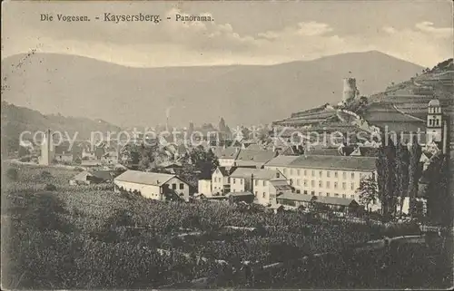 Kaysersberg Haut Rhin Panorama Vogesen Kat. Kaysersberg