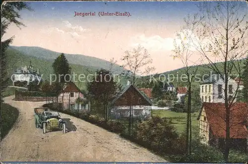 Jaegerthal Teilansicht Auto Kat. Niederbronn les Bains