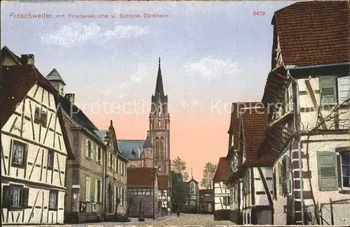 Froeschweiler Friedenskirche Schloss Duerkheim Kat. Froeschwiller