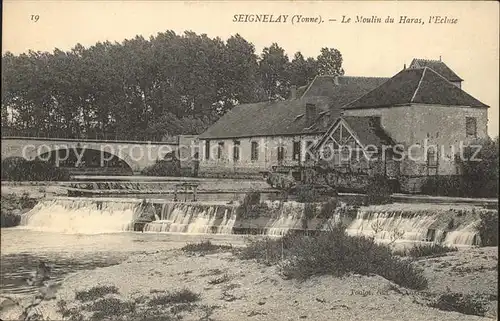 Seignelay Moulin du Haras Ecluse Kat. Seignelay