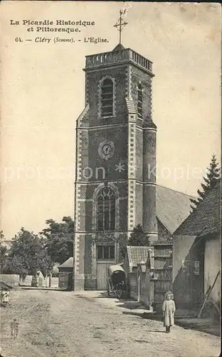 Clery sur Somme Eglise Kat. Clery sur Somme