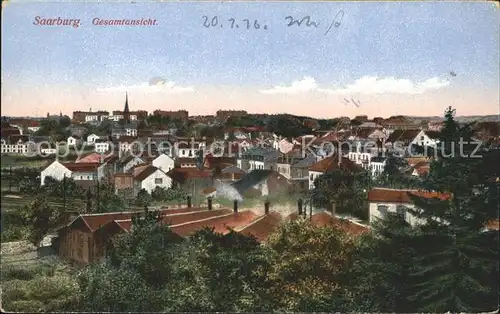 Saarburg Lothringen Gesamtansicht Kat. Sarrebourg