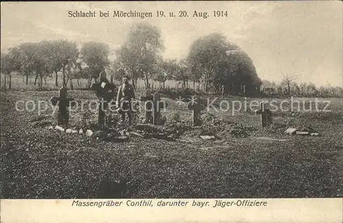 Moerchingen Schlacht August 1914 Graeber 1. Weltkrieg Kat. Morhange