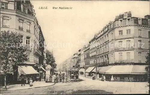 Lille Nord Rue Nationale Tram Kat. Lille