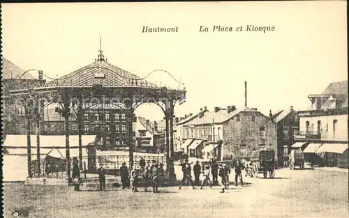 Hautmont Place et Kiosque Kat. Hautmont
