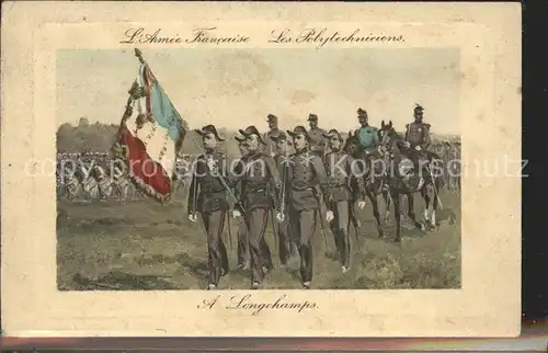 Longchamps Eure Armee Francaise Les Polytechniciens Kat. Longchamps