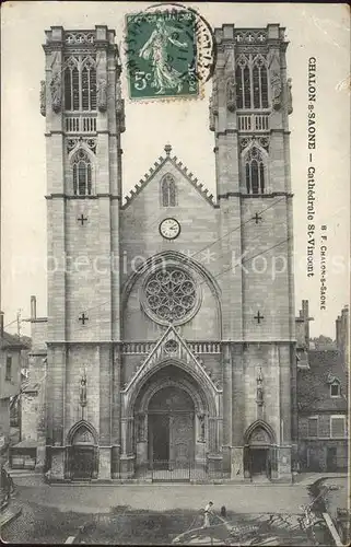 Chalon sur Saone Cathedrale Saint Vincent Kat. Chalon sur Saone