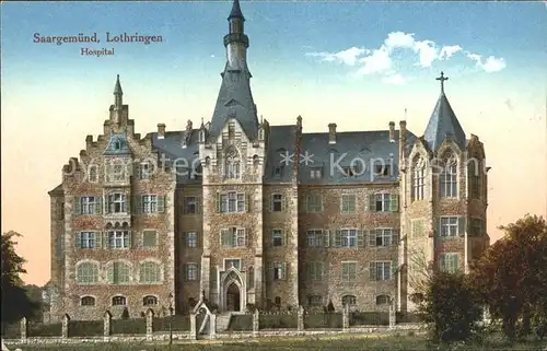 Saargemuend Hospital Kat. Sarreguemines