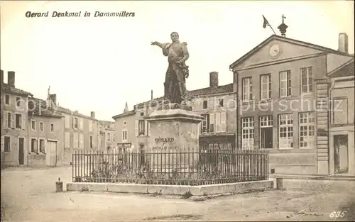 Damvillers Gerard Denkmal Statue Kat. Damvillers