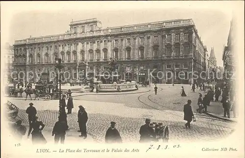 Lyon France Place des Terreaux Palais des Arts Kat. Lyon