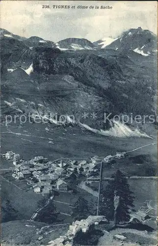 Tignes et Dome de la Sache Montagnes Kat. Tignes