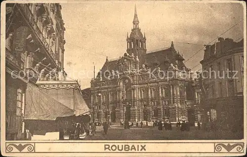 Roubaix Rathaus Kat. Roubaix