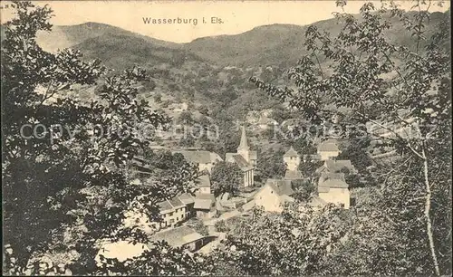 Wasserburg Elsass Panorama Kat. Wasserbourg