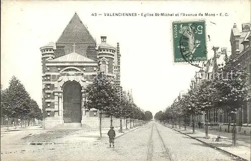 Valenciennes Eglise Saint Michel Avenue de Mons Kat. Valenciennes