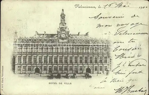 Valenciennes Hotel de Ville Kat. Valenciennes