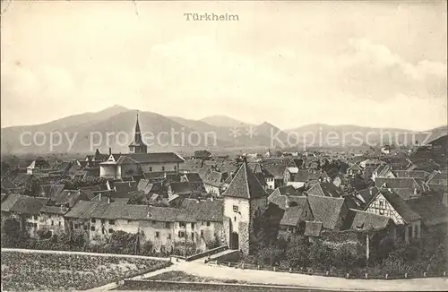 Tuerkheim Elsass Gesamtansicht Vogesen Kat. Turckheim