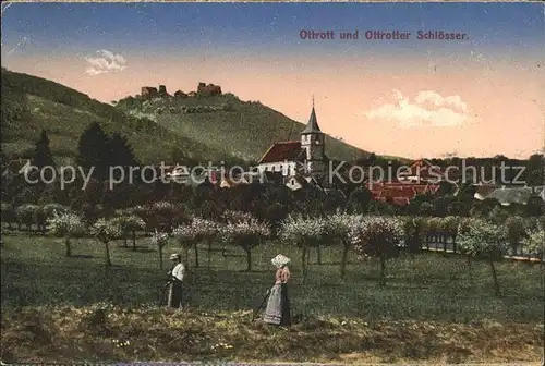 Ottrott Kirche Bauern Landwirtschaft Ottrotter Schloesser Kat. Ottrott