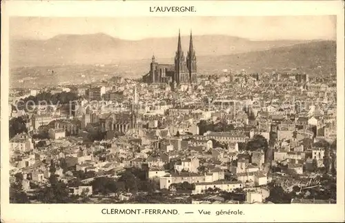 Clermont Ferrand Puy de Dome Vue generale Cathedrale Kat. Clermont Ferrand