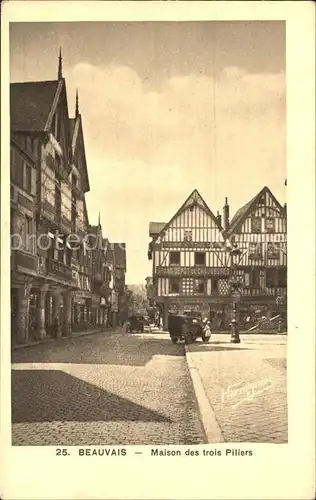 Beauvais Maison des trois Piliers Kat. Beauvais