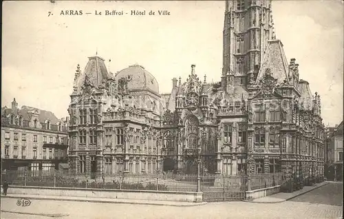 Arras Pas de Calais Beffroi Hotel de Ville Kat. Arras