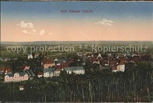 Sulz Elsass Panorama Kaempfe 1914 16 Kat. Soultz Haut Rhin