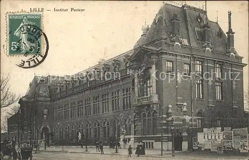 Lille Nord Institut Pasteur Stempel auf AK Kat. Lille