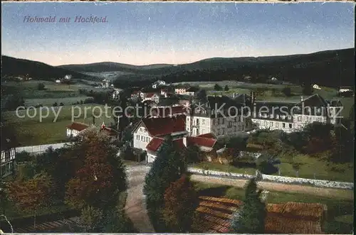 Le Hohwald mit Hochfeld Kat. Le Hohwald