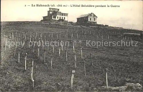 Hohneck Hotel Belvedere pendant la Guerre Kat. Gerardmer