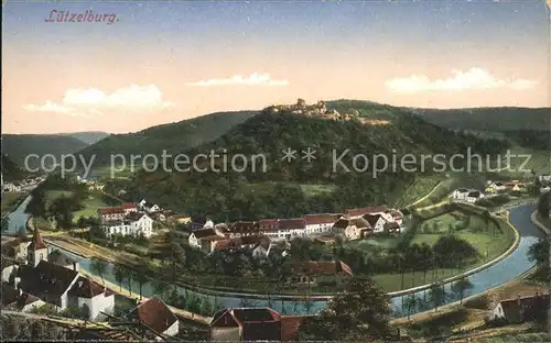 Luetzelburg Lothringen Panorama Kat. Lutzelbourg