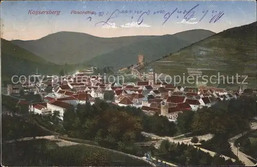 Kaysersberg Haut Rhin Panorama Vogesen Kat. Kaysersberg