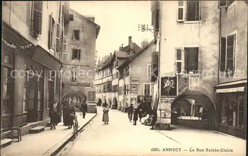 Annecy Haute Savoie Rue Sainte Claire Kat. Annecy