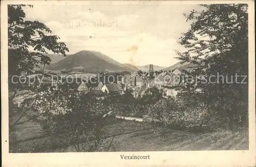 Vexaincourt Panorama et les Vosges Kat. Vexaincourt