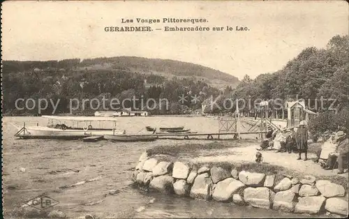 Gerardmer Vosges Embarcadere sur le Lac Kat. Gerardmer